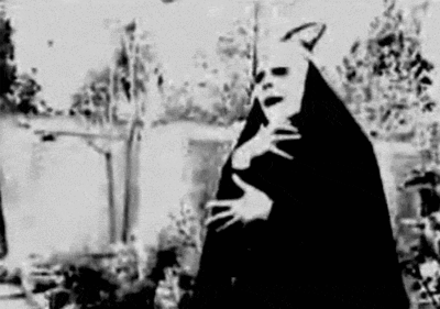 Gif animé gothique nonne